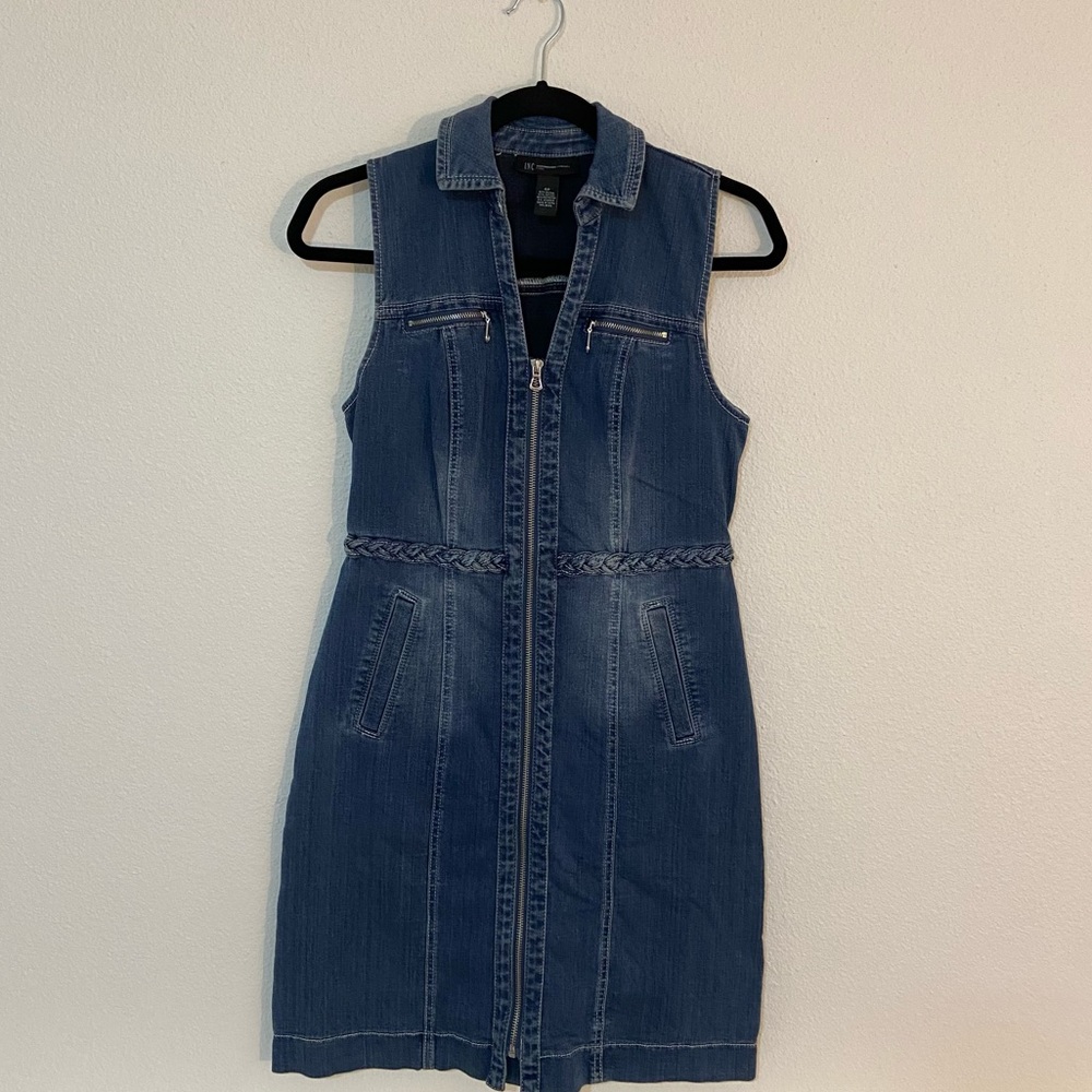 INC International Concepts Denim Dress. Size 4P